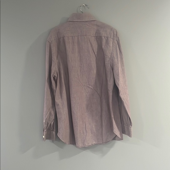 Michael Kors Purple Casual Button Down Shirt - Picture 5 of 5